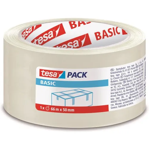 Tesa Precinto de Embalar 50mm x 66 Metros - Polipropileno - Adhesivo Ecológico