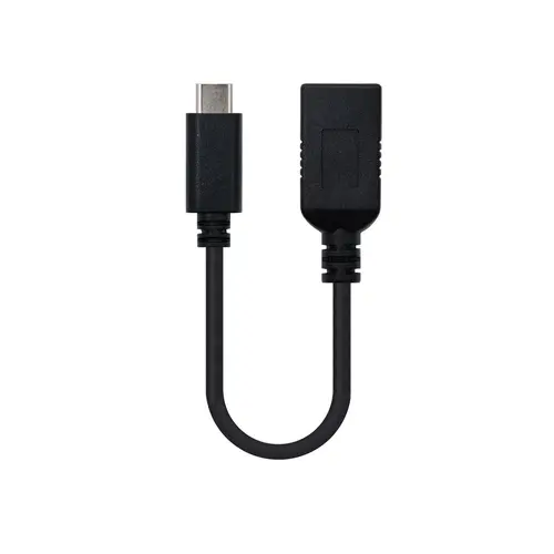 Nanocable Cable USB-C 3.1 Gen 1 Macho a USB-A Hembra 15cm 5Gbps