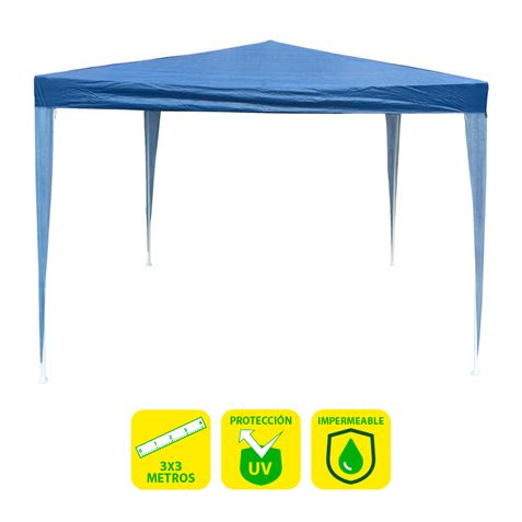 Sungarden Carpa Acero Rafia 3X3M - Color Azul