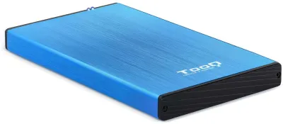 TooQ TQE-2527BL Caja Externa 2.5" USB 3.0 para HDD SATA hasta 9.5mm Azul