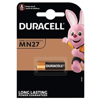 Duracell Pilas Alcalinas LR27 A27 12V Blister de 1 Unidad