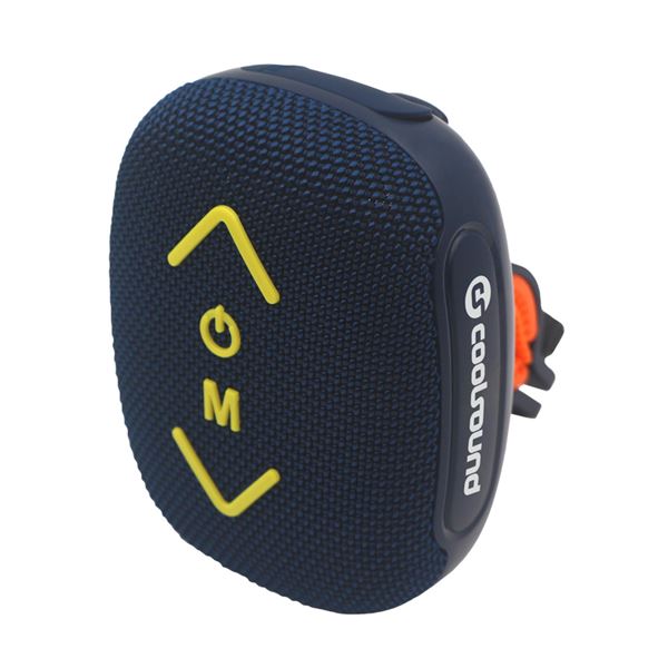 Coolsound Riderbeat Altavoz Bluetooth True Wireless 7W - Autonomia Hasta 3H - Usb, Microsd Y Aux - Funcion Manos Libres - Radio Fm - Soporte Para Manillar - Color Azul