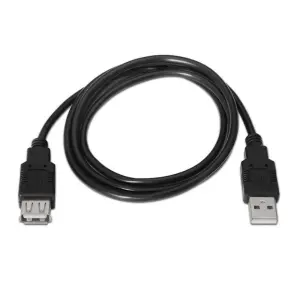 Aisens Cable Extensión USB 2.0 Tipo A Macho a Hembra 3.0m Negro