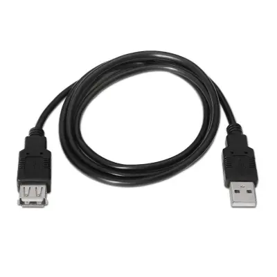 Aisens Cable Extensión USB 2.0 Tipo A Macho a Hembra 3.0m Negro