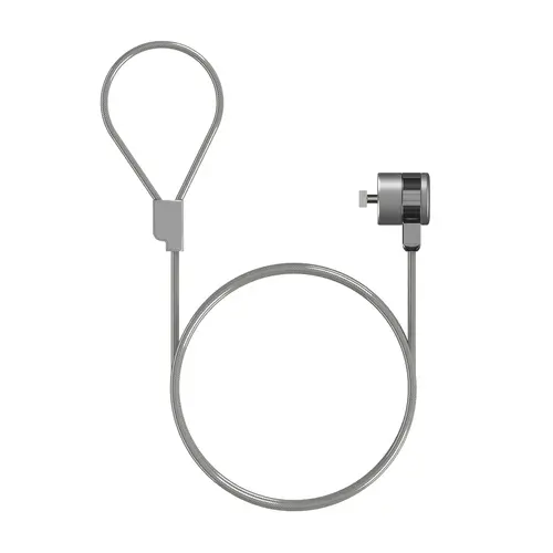 Aisens Cable de Seguridad con Cerradura de Llave para Ordenador y Portátil - 1.5m