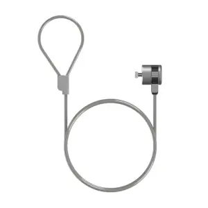 Aisens Cable de Seguridad con Cerradura de Llave para Ordenador y Portátil - 1.5m