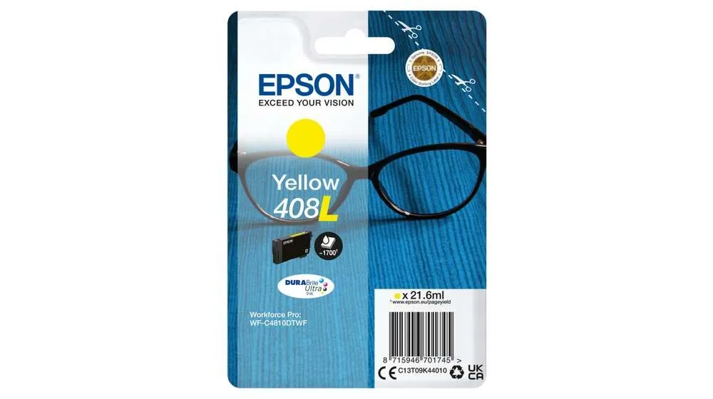 Epson 408L Amarillo Cartucho De Tinta Original - C13T09K44010