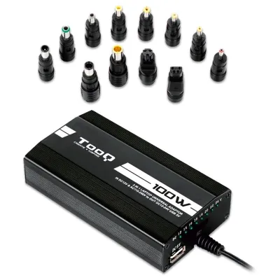 TOOQ Cargador Universal para Portátil 100W USB TQLC-100BS01M