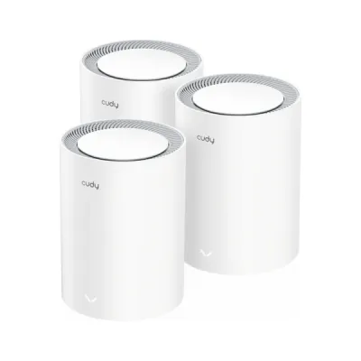Cudy AX3000 Pack de 3 Sistemas WiFi 6 Mesh Dual Band 2.5G con 5 Antenas Internas