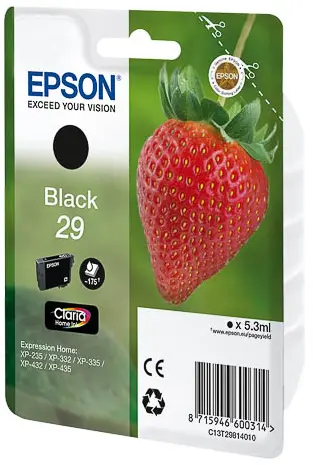 Epson Cartucho T2981 Negro Original para Impresoras