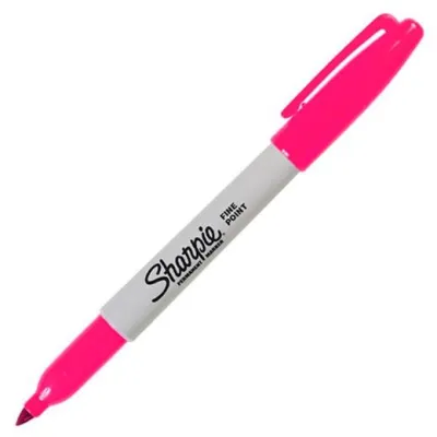 Sharpie Marcador Permanente Punta Fina Magenta