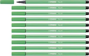 Stabilo Pen 68 Rotulador Punta de Fibra 1mm Tinta a Base de Agua Color Verde