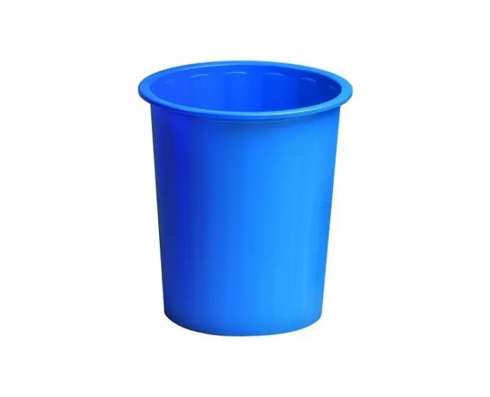 Faibo Papelera Plástica Cerrada 14L 310x280mm Serie 305 Azul