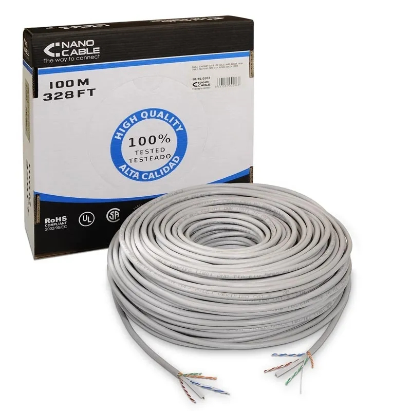 Nanocable Cable Red Rj45 Cat6 Utp Rigido Awg24