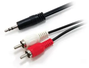 Equip Cable Audio Mini Jack 3.5mm Macho a 2 RCA Macho 2.5m
