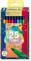 Staedtler Triplus Color 323 Pack de 10 Rotuladores Tinta Antisecado Trazo 1mm