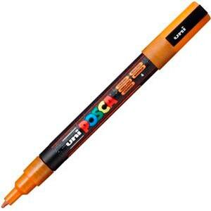 Posca Marcador  Pc-3Ml Punta Cónica 0,9 - 1,3 Mm Naranja Purpurina
