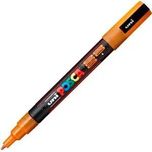 Posca Marcador PC-3ML Punta Cónica 0,9 - 1,3 mm Naranja Purpurina