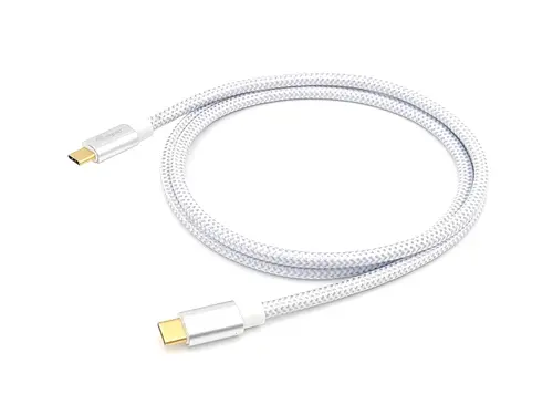 Cable Usb-C A Usb-C 2M Equip 128358 Transferencia 10G 5A (100W) Color Blanco