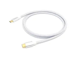 EQUIP Cable USB-C a USB-C 1M 10G 5A (100W) Color Blanco