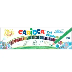 Carioca Lápices De Colores Tita Rainbow Estuche 50 Unidades