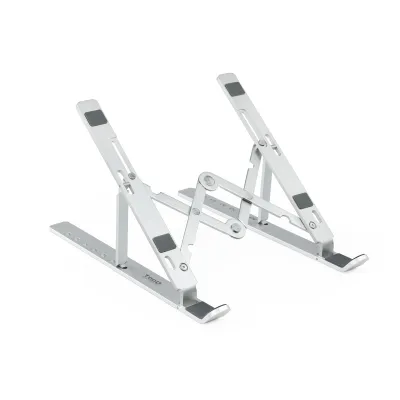 Soporte De Portátil Tooq Tqlrs0033-Al Aluminio Ultra-Plegable