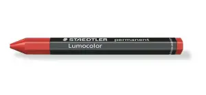 Staedtler Lumocolor Permanent Omnigraph 236 Cera Hexagonal 12mm Rojo Resistente al Agua