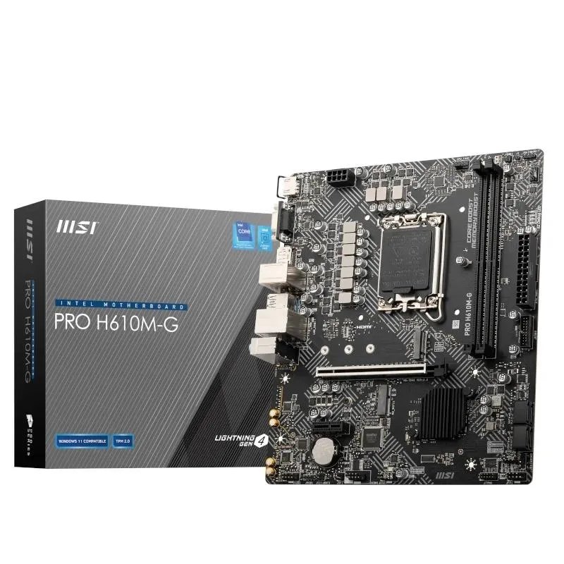 Msi Placa Base Pro H610M-G Ddr5 Matx 1700