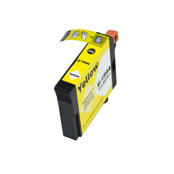 Epson T1594 Amarillo Cartucho De Tinta Pigmentada Generico - Reemplaza C13T15944010