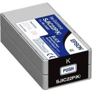 Epson SJIC22P Cartucho de Tinta Negro Original C33S020601