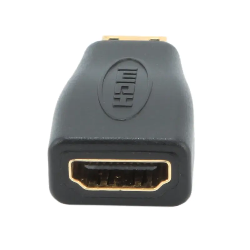 Gembird A-HDMI-FC Adaptador de Género Mini-HDMI a HDMI Negro