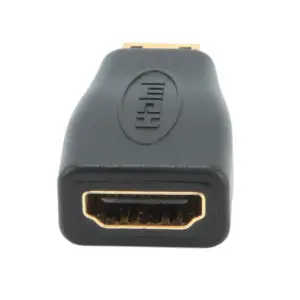 Gembird A-HDMI-FC Adaptador de Género Mini-HDMI a HDMI Negro