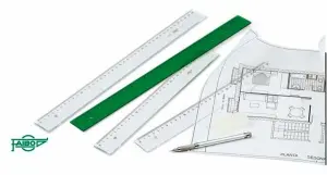 Faibo Regla Metacrilato Verde 40cm
