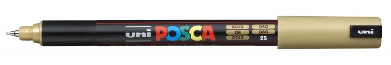 Posca Marcador PC-1MR Punta Extrafina 0.7mm No Permanente Oro