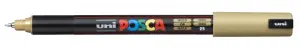 Posca Marcador PC-1MR Punta Extrafina 0.7mm No Permanente Oro