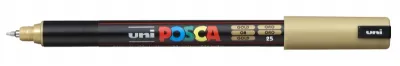 Posca Marcador PC-1MR Punta Extrafina 0.7mm No Permanente Oro