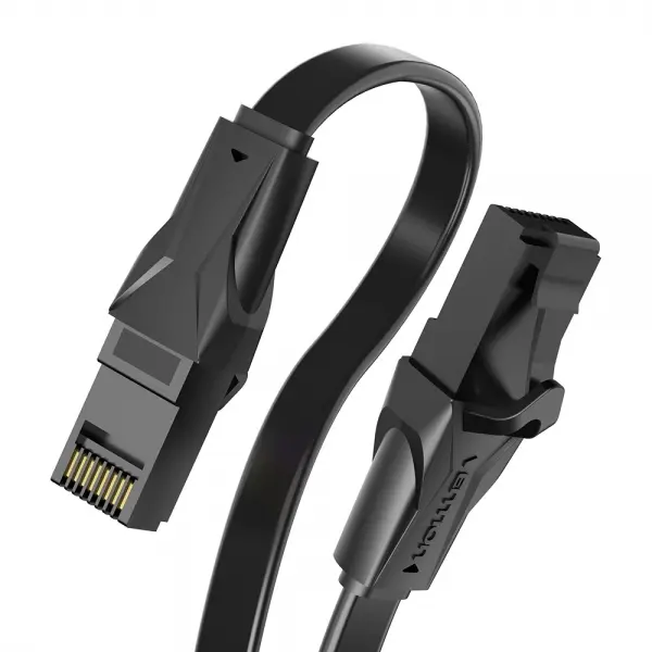 Vention Cable De Red Utp Rj45 Cat6 Plano - 25M - Color Negro
