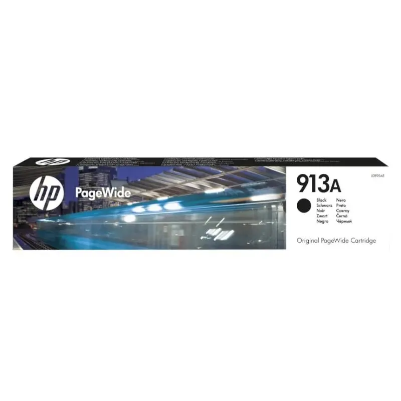 HP Tinta Negra Nº 913A para PageWide 352DW/377DW/477DW MFP