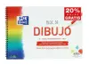 Oxford Bloc De Dibujo Escolar Espiral A4+ Liso 20 Hojas Microperforadas 130gr