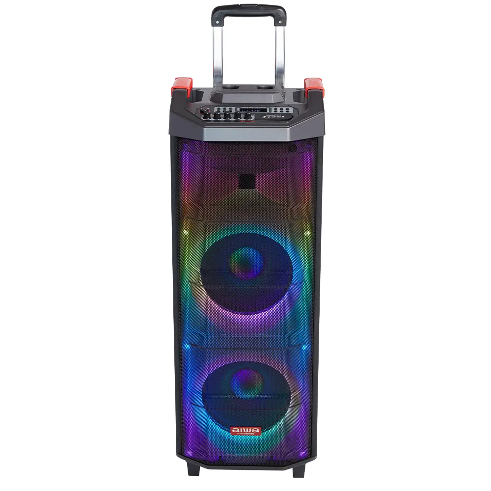 Aiwa KBTUS-710MKIII Altavoz Bluetooth Trolley 5.0 True Wireless Stereo 700W LED RGB FM/USB/MicroSD/Aux Batería 5-8