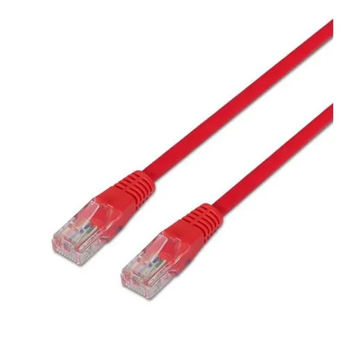 Aisens Cable De Red Latiguillo Rj45 Cat.6 Utp Awg24 Rojo 0,5M