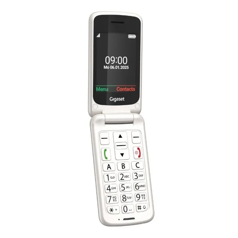 Gigaset Móvil Senior Gl595 2.8" Sim Blanco Perla