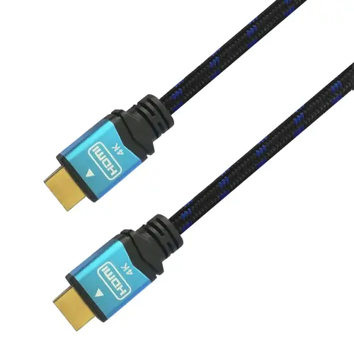 AISENS A120-0360 Cable HDMI Tipo A Estándar Negro y Azul 1.5m