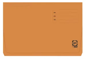 Gio Subcarpeta Folio Naranja con Bolsa y Solapa - Cartulina 320gr