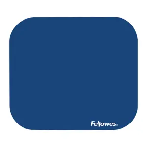 Fellowes Alfombrilla Premium Antideslizante de Goma, Superficie de Poliéster, 23.2x19.9cm, Azul
