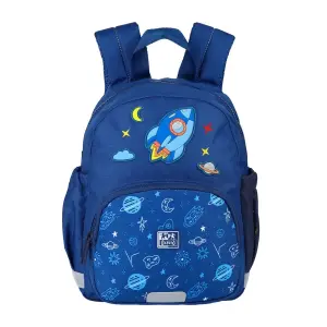 Oxford Mochila Infantil 8.5L Azul con 2 Bolsillos Laterales y Espalda Acolchada