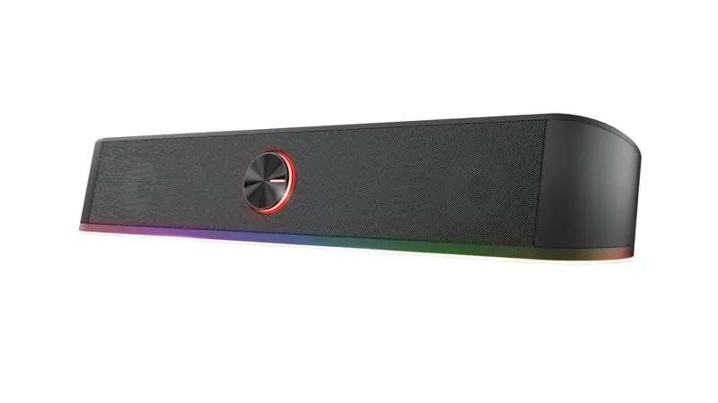 Trust Gxt 619 Thorne Barra De Sonido Gaming 12W - Iluminacion Rgb - Jack 3.5Mm - Control De Volumen - Color Negro