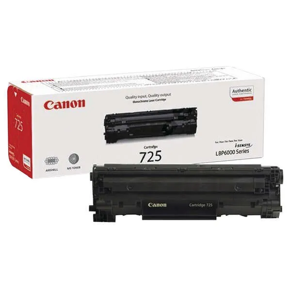 Canon 725 Negro Cartucho De Toner Original - 3484B002