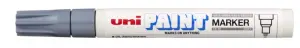 Uni-Ball Marcador Permanente Paint Marker PX-20(L) Gris