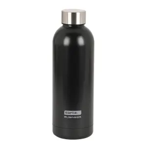 Safta Botella Termo 500ml Acero Inoxidable Color Negro